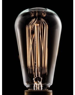 pear 40w 60w filament light bulb